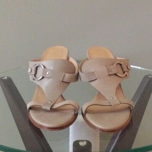 Grayish tan sandals